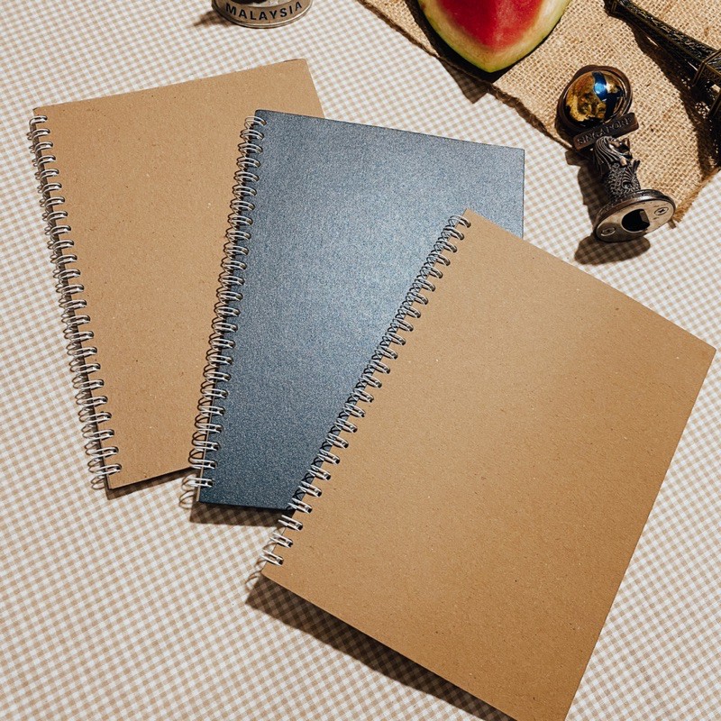 

Plain Notebook Note Book Book Planner Scrapbook Diary Bujo Aesthetic Buku Catatan Tulis Polos • Kiku Stuffs