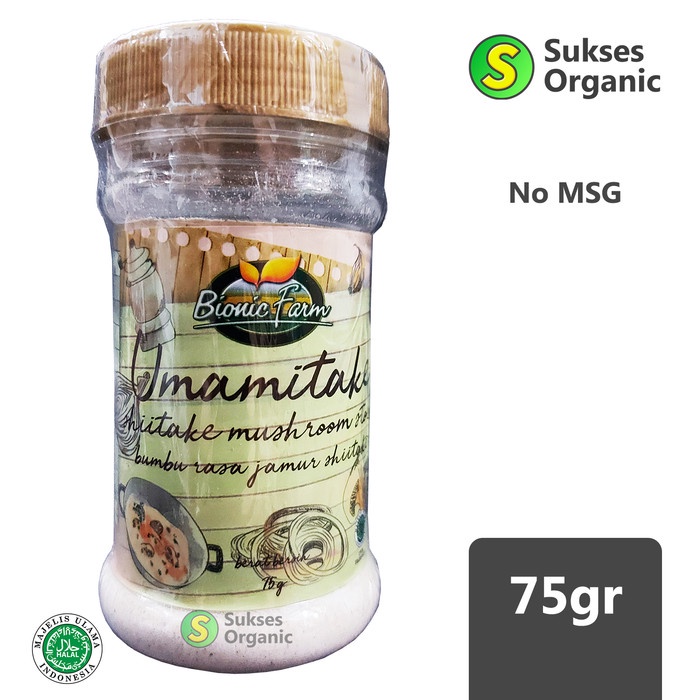 

NEW Umamitake Kaldu Jamur / Shiitake Stock Non MSG | Bionic Farm | 75gr