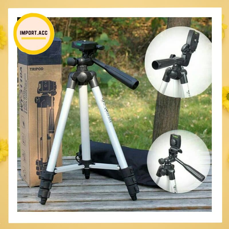 TRIPOD 1METER KT-3110A / TRIPOD 3120 Holder Kamera / Kaki Tripot Foto Camera / TRIPOD STABLILLIZER