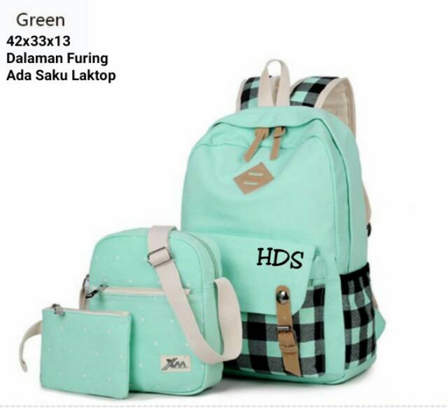 Ransel ala korea backpack sarung