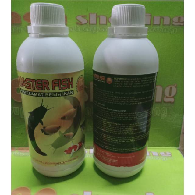 master fish 500ml penyelamat benih bibit anak ikan udang dll simba plus