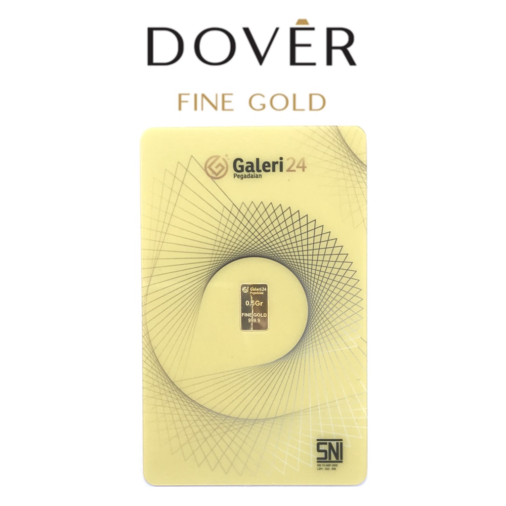 Logam Mulia Emas 0,5 0.5 05 gram Galeri24 Galeri24 by Pegadaian LM