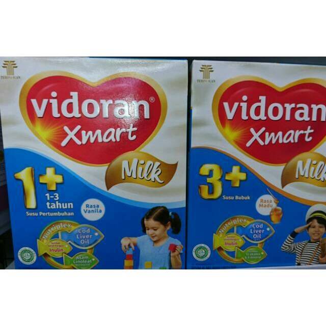 

SUSU VIDORANT XMART 1+ . 3+ MADU DAN VANILLA