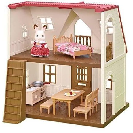 sylvanian families beechwood hall and saloon car gift set