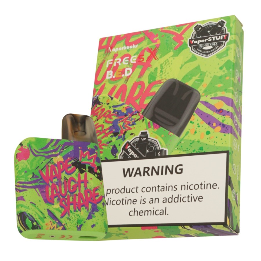 VAPORBUCKS AUTHENTIC FREESX VAPERSTUFF LIMITED COLOR EDITION POD DEVICE KIT 450MAH