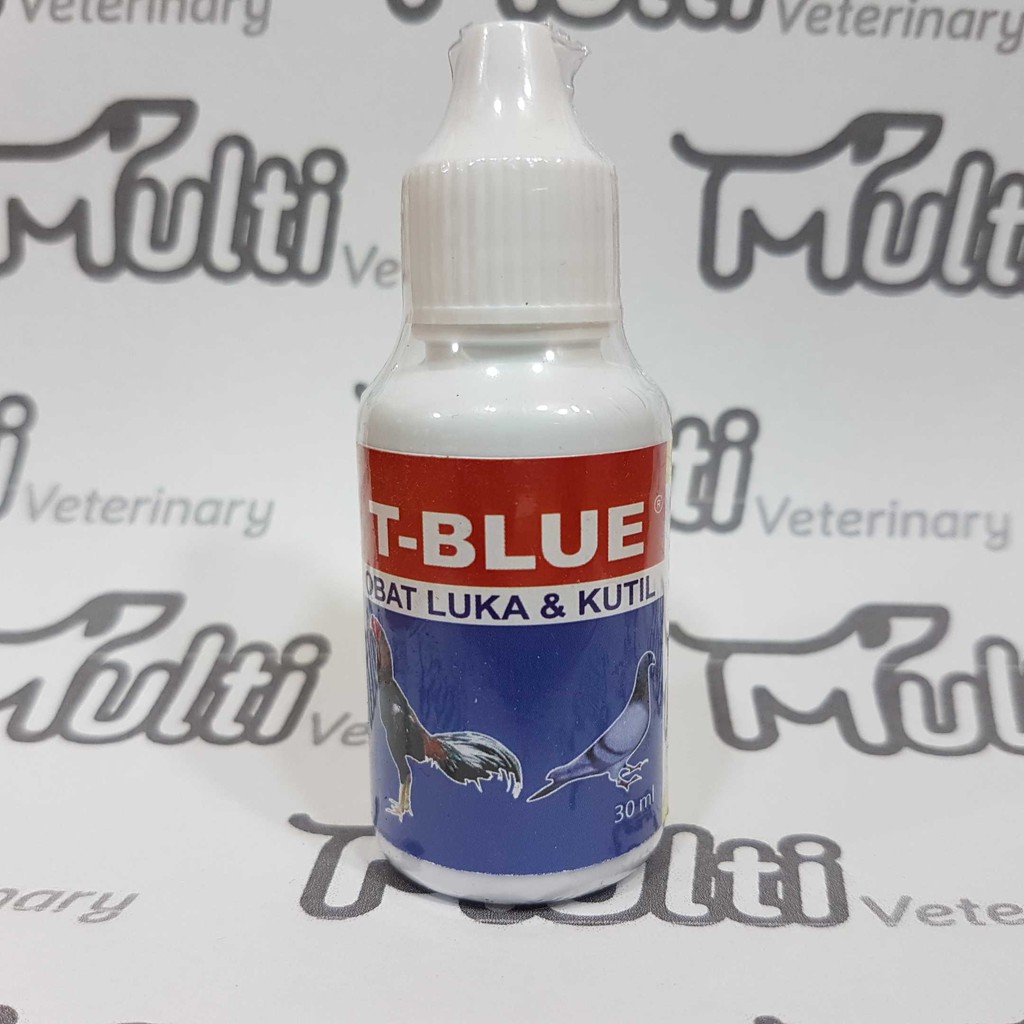 

T-BLUE 30 ml Obat Luka Kutil pada Ayam dan Burung T Blue