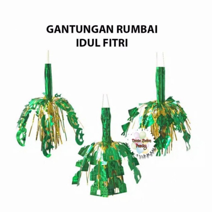 Gantungan Hiasan Lebaran Rumbai Ornament Hiasan Gantung Idul Fitri