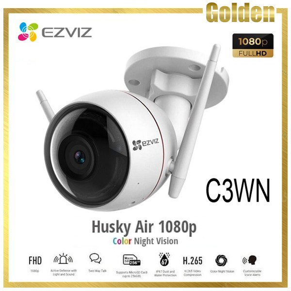 Ezviz C3WN 1080P Husky Air Outdoor IP Cam Wifi Wireless Garansi Resmi