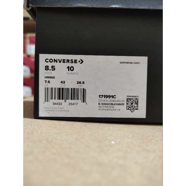 CONVERSE BOULEVARD LEATHER EL DORADO BROWN ORIGINAL RESMI PT MAP