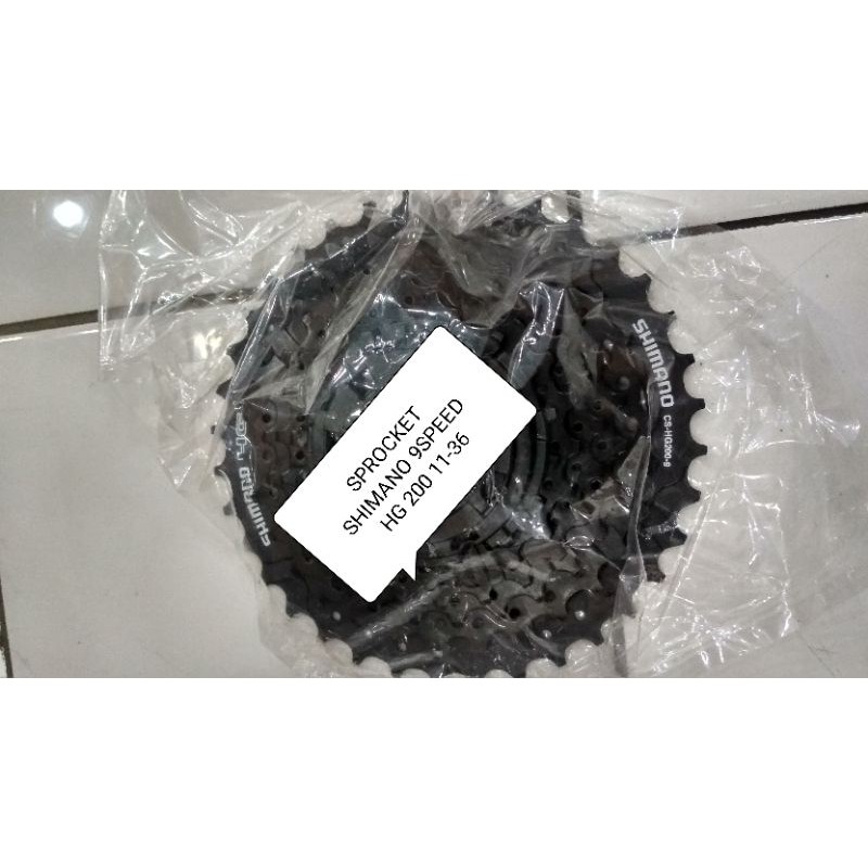 SPROKET 9 SPEED SHIMANO HG200 11-36T
