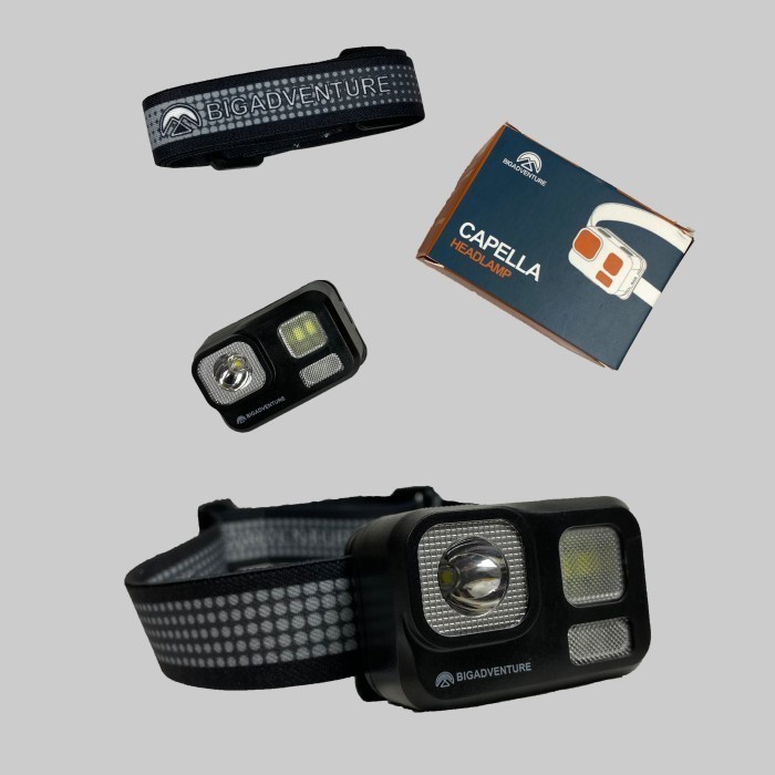 Headlamp Bigadventure Capella Senter Kepala Outdoor Ultralight Camping