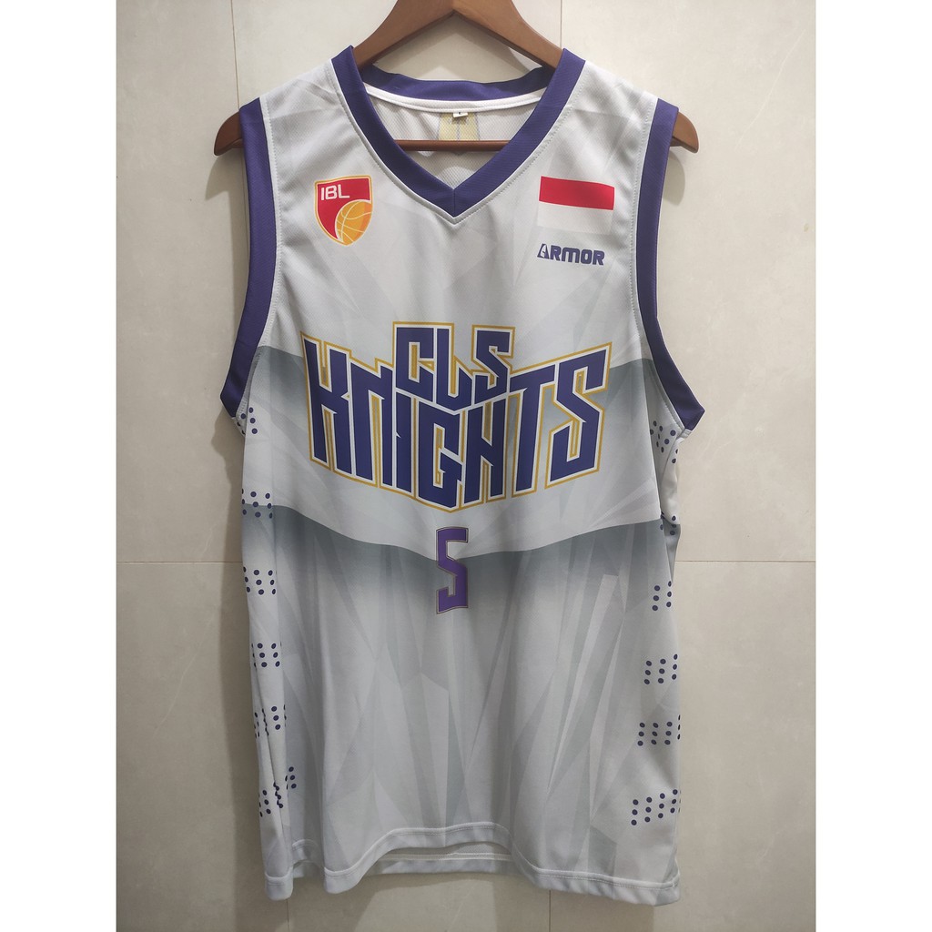 JERSEY CLS KNIGHTS MARIO WUYSANG - JERSEY CLS KNIGHTS WHITE - JERSEY CLS KNIGHTS PUTIH