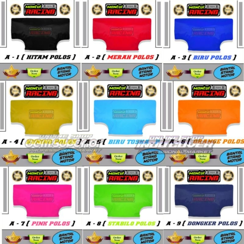 Bantal Stang Motor - Bantal Stang Motor Mpuk - Warna Cerah Big Zize Nmax Pcx Aerox Vario Fino Scoopy