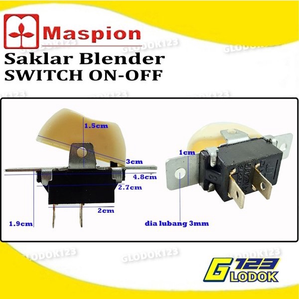 Saklar Switch Blender Tombol On Off Maspion Miyako National Panasonic