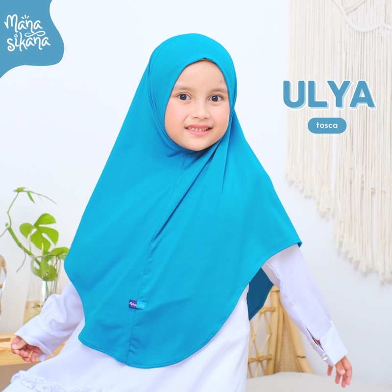 MANASIKANA Ulya Jilbab Anak Instan Jersey Couple Bergo