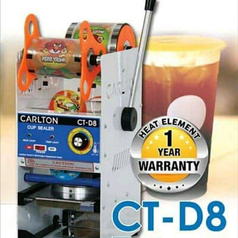 Mesin Cup Sealer CARLTON CT-D8 / Penutup Gelas