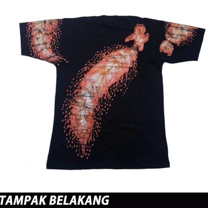 KAOS BATIK TULIS / KAOS TULIS UNISEX / KAOS BATIK TULIS MURAH KATUN ADEM NYAMAN DIPAKAI Motif Api