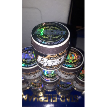 senar gelasan BLACK MAMBA "AEROSPEED" matot / senar mati / deadstring, bahan hitam, size 0.20