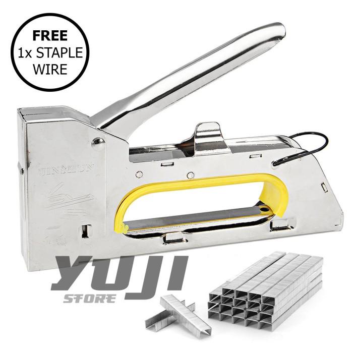 

New Best Seller Stap | Streples Alat Tembak Perekat Jok Kulit Motor Gun Tacker Powerful Awet