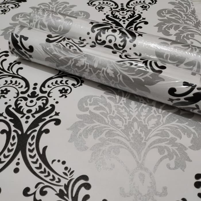 Fantastis 18 Wallpaper  Dinding Batik  Silver  Joen Wallpaper 