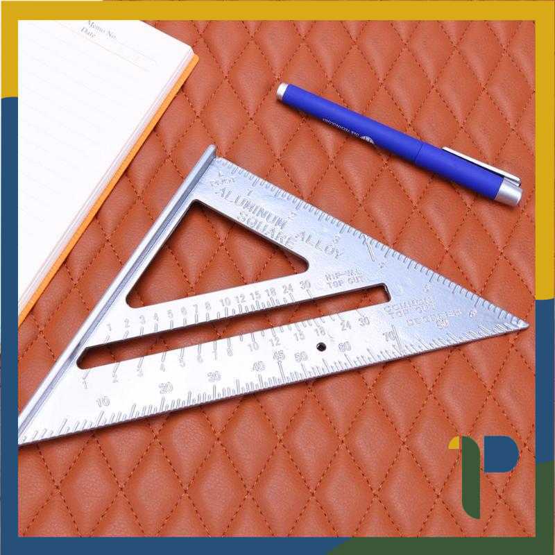 

[TERMURAH] Penggaris Siku Mistar Triangle Ruler Aluminium - VK18 Taffware [PONG15],