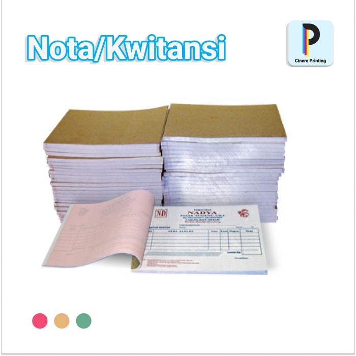 

Cetak Nota Custom Olshop /Nota Toko / Nota Bon / Invoice S - A6 - A6