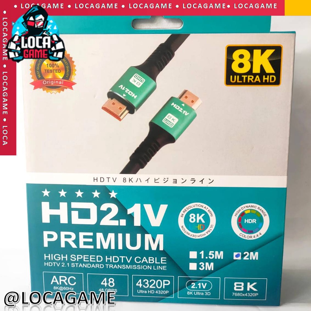 KABEL HDMI | VENTION HDMI 2.1V HIGH SPEED 8K ULTRA HD 2 MTR | MURAH