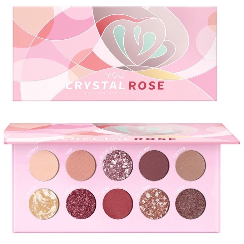 YOU Crystal Rose Eyeshadow Pallete