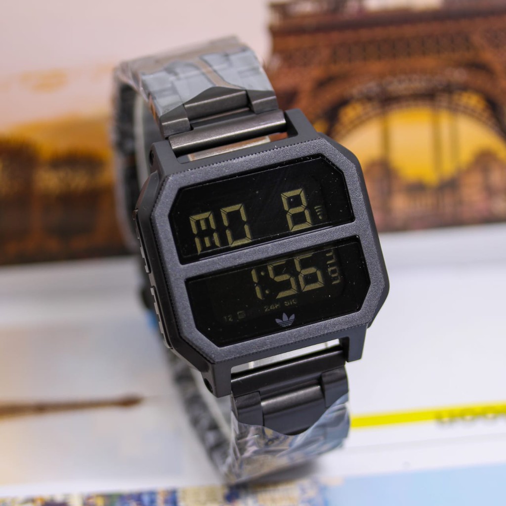 Jam Tangan Wanita Adidas Digital Stainless Steel