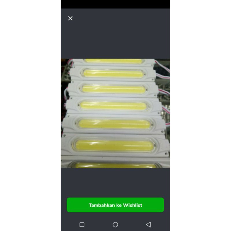 lampu led modul cob 9titik dc 24v cahaya super terang jual per/20pcs