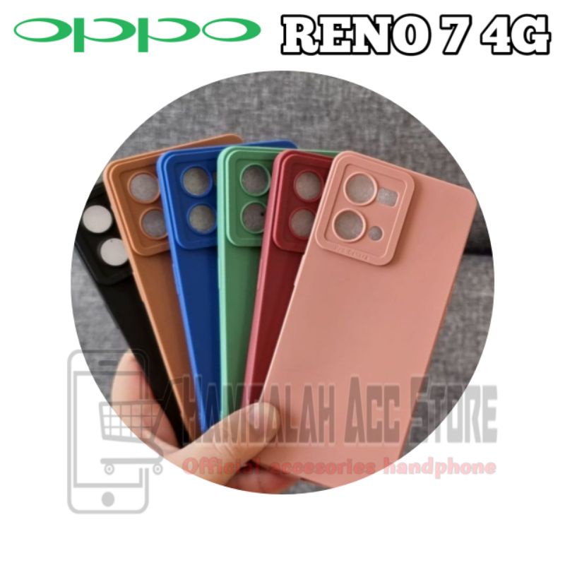 Case PRO CAMERA Oppo Reno 7 4G - Reno 7Z - Reno 7 5G - Reno 7 Pro Softcase Candy Macaroon Protect Ca