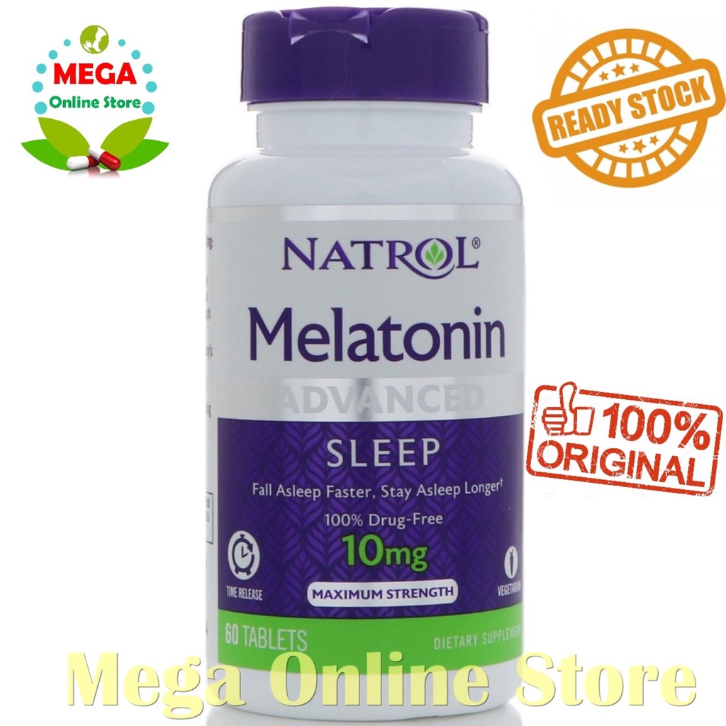 Natrol Advanced Sleep Melatonin Maximum Strength TR 10 mg - 60 Tablets