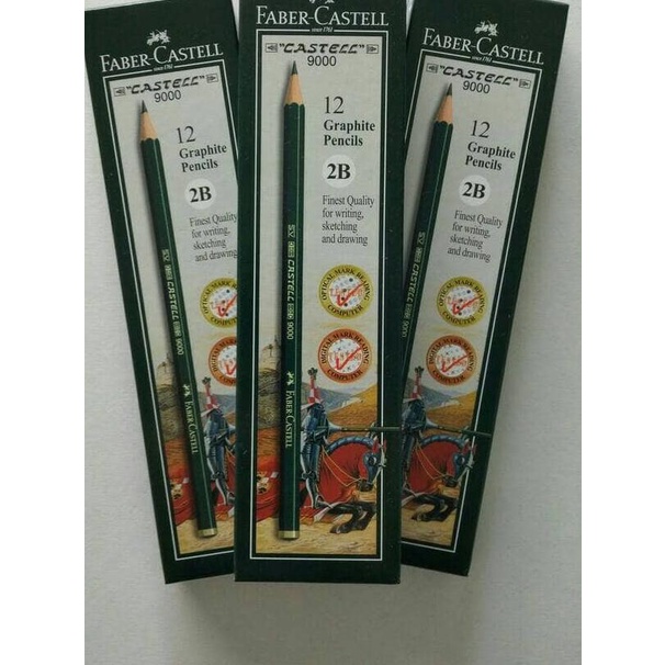 

♂ Pensil 2B Faber Castell 9000 ☝
