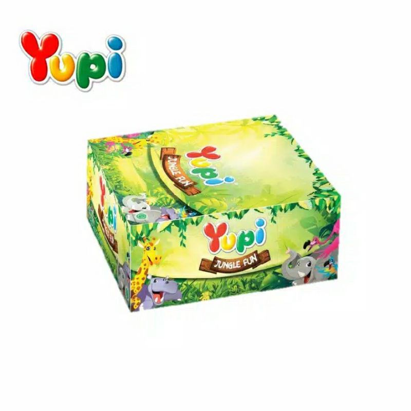 Permen Yupi Jungle Fun box isi 24 pcs