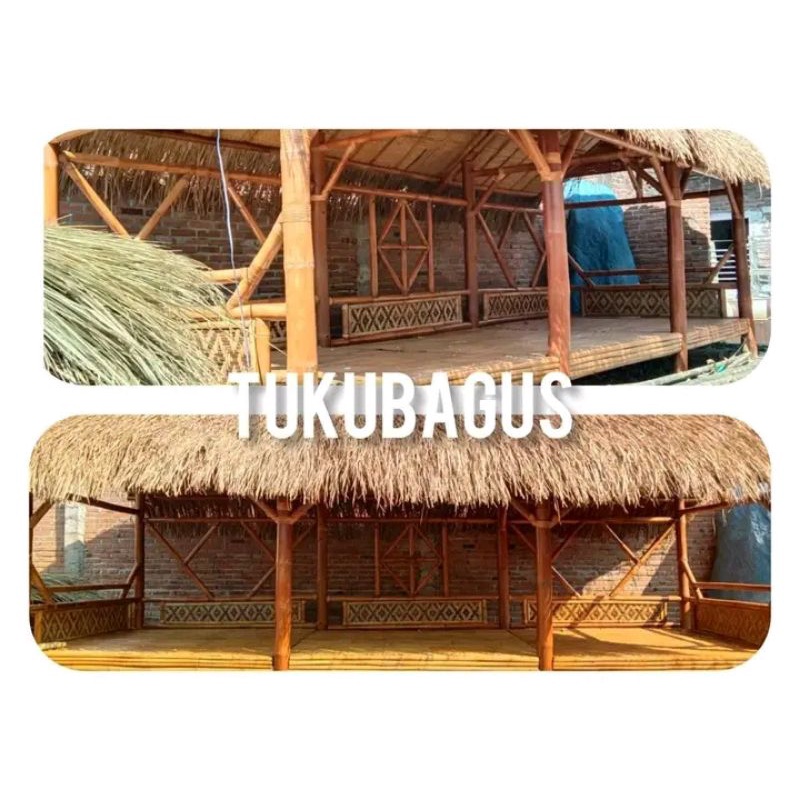 gazebo bambu atap alang alang