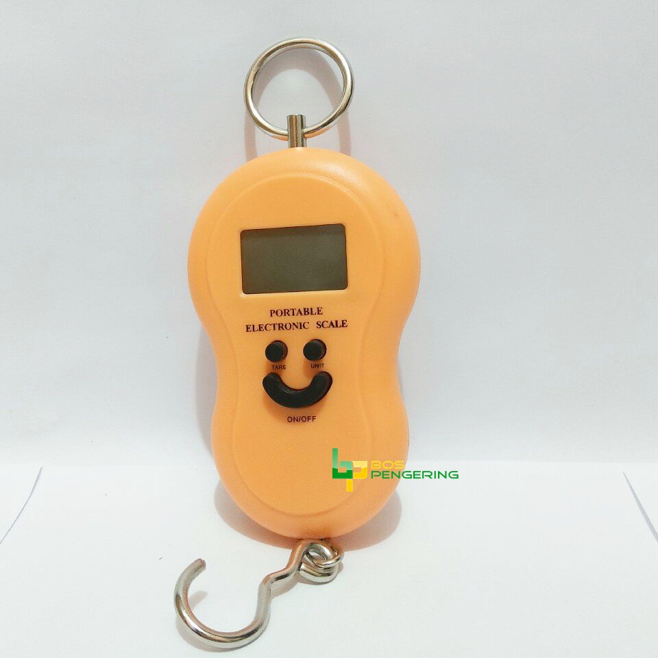 Timbangan Gantung Portable Mini Digital Timbangan 50kg Scale Electronic Smile Murah