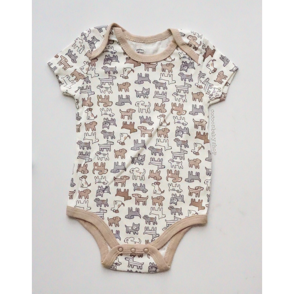 Jumper Bayi Balita Unisex / Pakaian Anak Katun Lucu Motif Anjing / Jumpsuit / Baju Anak