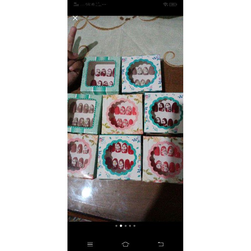 KOTAK BOX NAIL ART / BOX KUKU PALSU / BROSS / KOTAK BOX SERBAGUNA