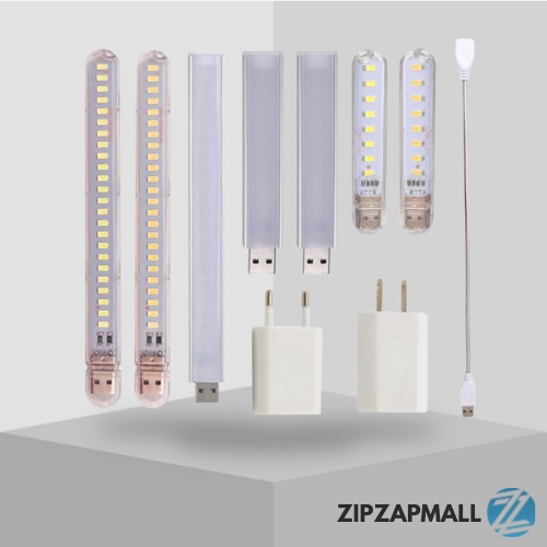 Lampu Belajar LED Strip Portable USB 24 LED 12W / Lampu Belajar Anak LED Rechargeable USB Listrik Aesthetic Karakter Super Terang / Lampu Meja Belajar Hias Anak Anak Charger Charge Cas Ulang Aesthetic Lucu / Lampu Baca Buku USB Portable /Lampu Kerja Tidur