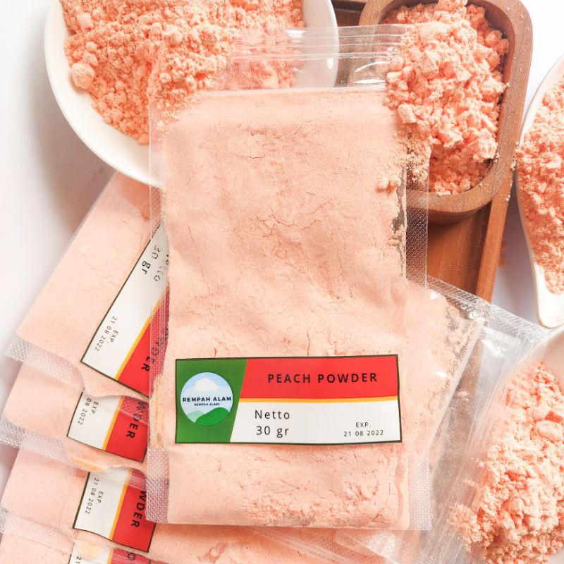 

30gr~100gr Peach Powder by REMPAH ALAM 100% MURNI