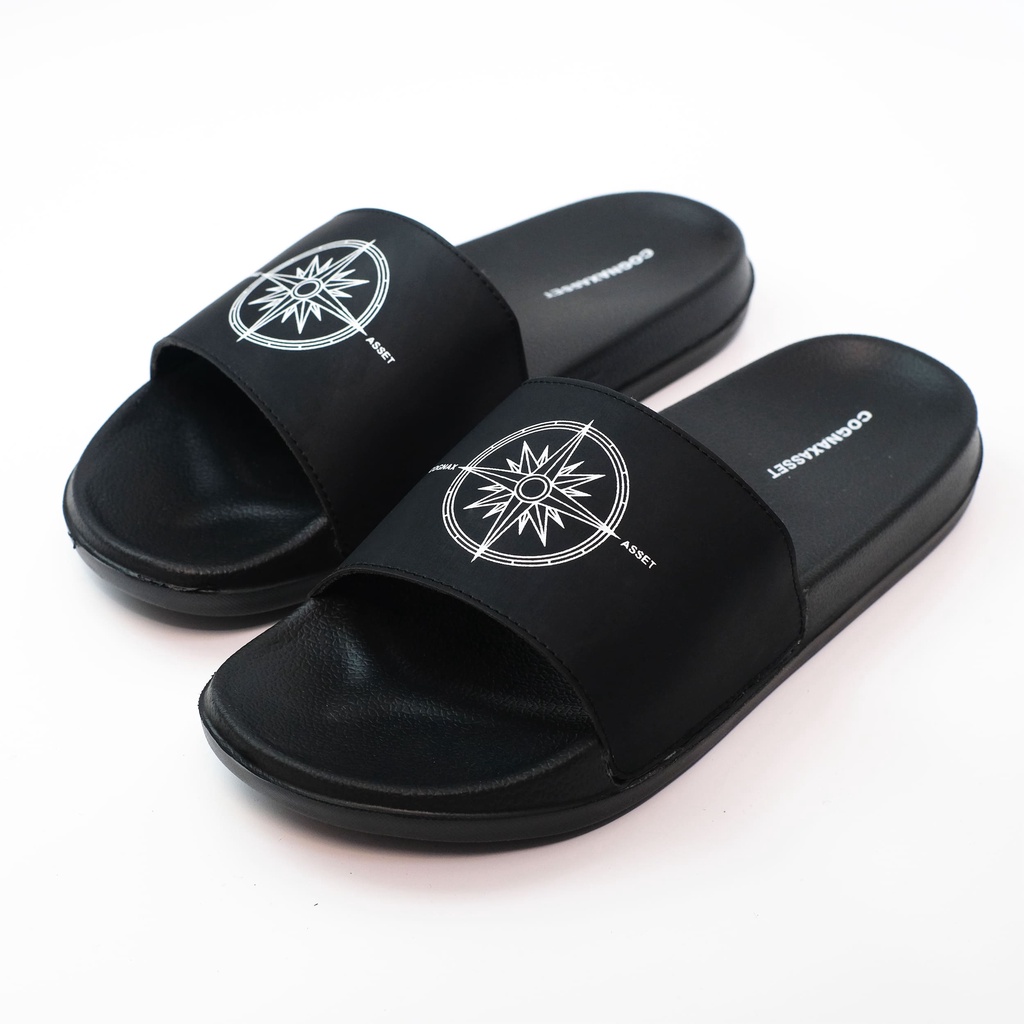 Cognax - COMPASS Slides | Sandal Slide Pria | Sandal Slop Pria