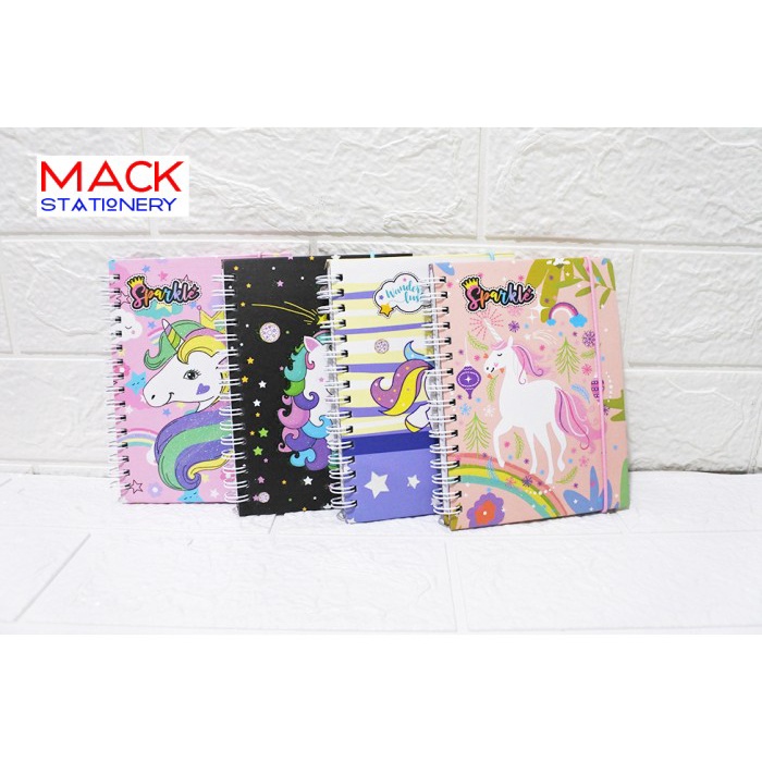 

Cantik Notebook Spiral / Buku Catatan / Diary / Agenda Unicorn 64K Sale!!!