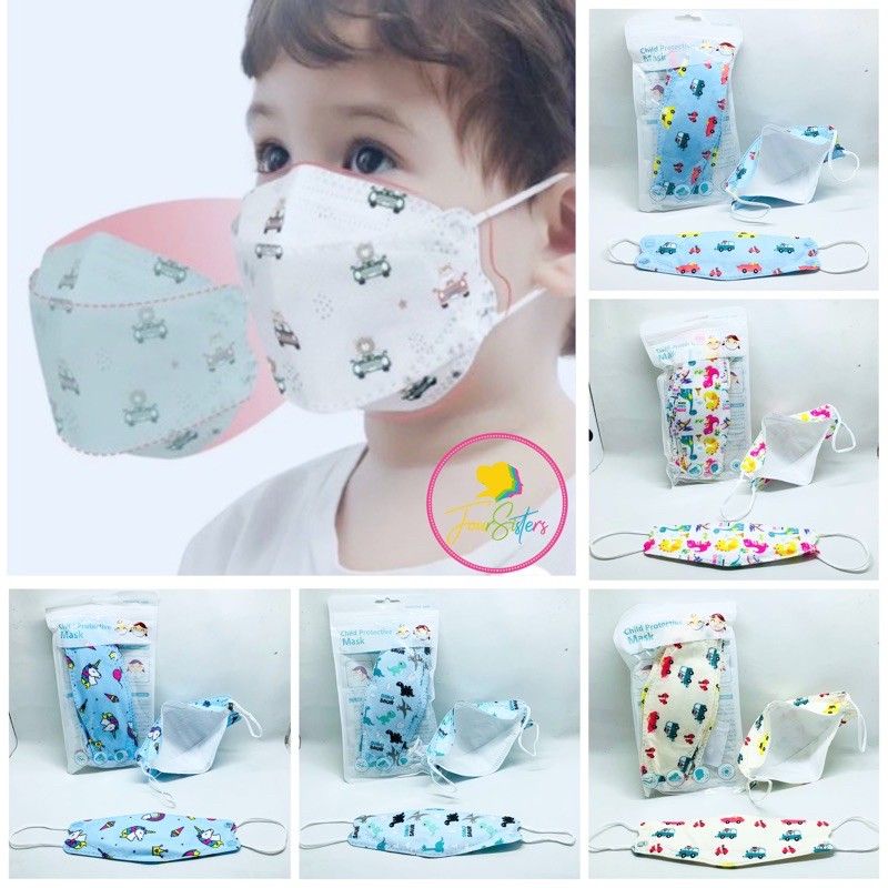 Masker KF94 anak kf 94 anak isi 10