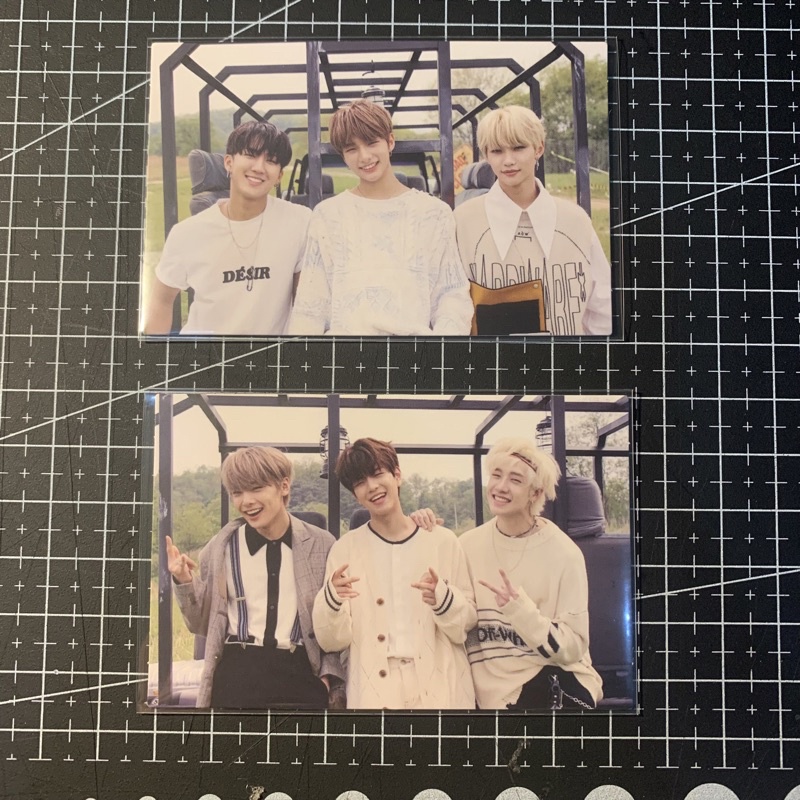 [READY INA] Photocard Straykids Clé 2: Yellow Wood Unit (changbin, Hyunjin, & Felix)(IN, Seungmin, &