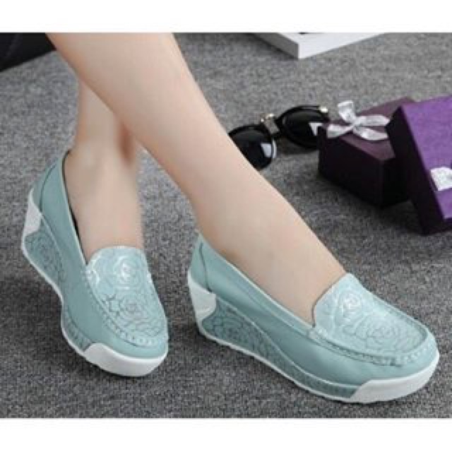 Sepatu Wedges Wanita Import