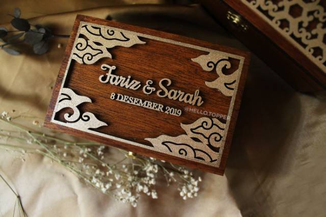 Ring Box Rustic | Kotak Mahar | Kotak Seserahan | Mahar Seserahan | Ringbox | Ring Box Wedding