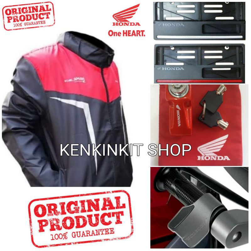 PROMO BUNDLING !! HONDA GENUINE ACCESSORIES - SAFETY RIDING - 4 ITEM!!