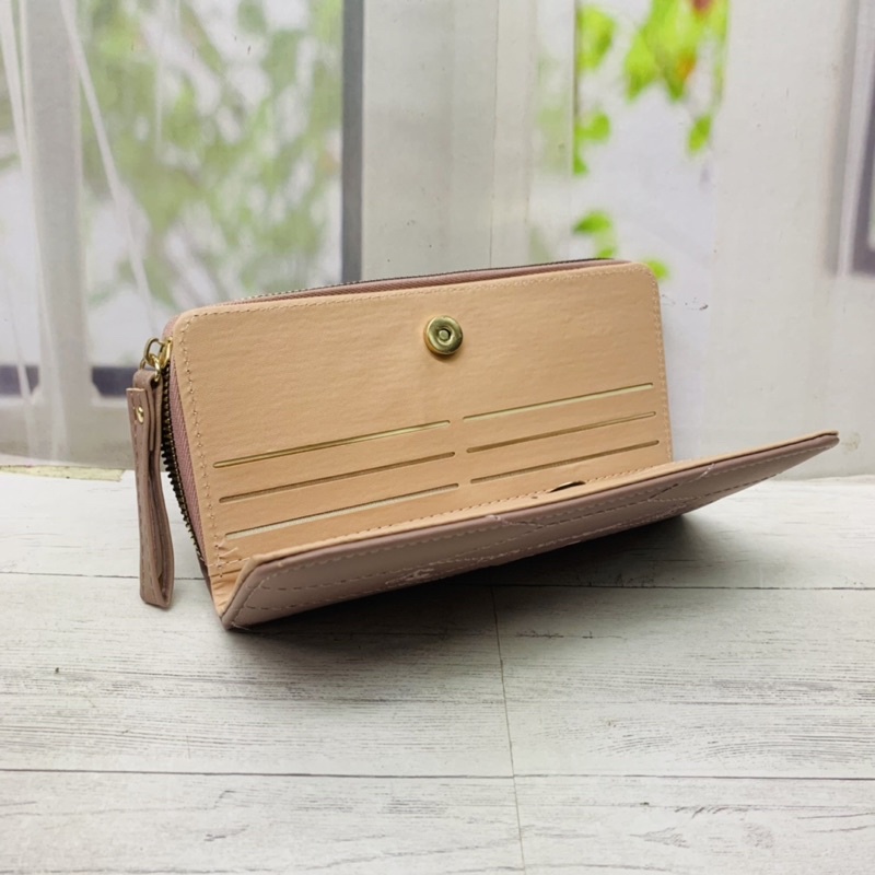 COD DOMPET WANITA BORDIR PANJANG RESLETING