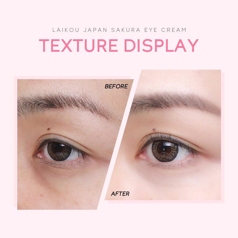 LAIKOU Sakura Masker Mata Memudarkan Mata Panda Eye Patch Meringankan Kerutan 50 pcs