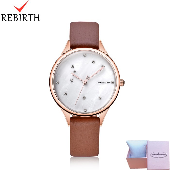 Rebirth watch women's fashion waterproof luxury business